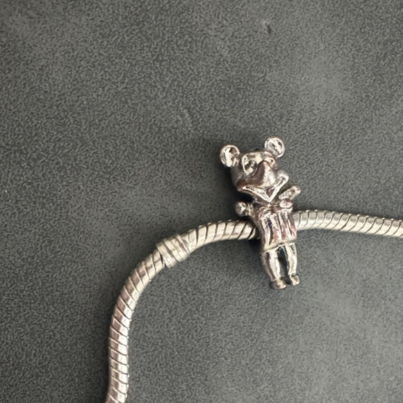 Pandora Silver Bracelet with Bear Charm - Picture 4 of 4